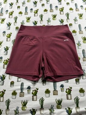 AYBL Stretch Bike Shorts — Dusty Pink Women’s Size XL